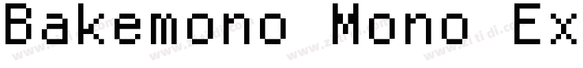 Bakemono Mono Extrab字体转换